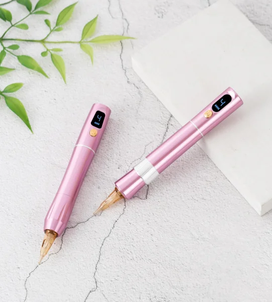 Brow Rotary Cosmetic Tattoo Machine Wholesale Semi Digital Permanent Makeup Eyebrow Microblading Wireless Pmu Tattoo Machine Pen