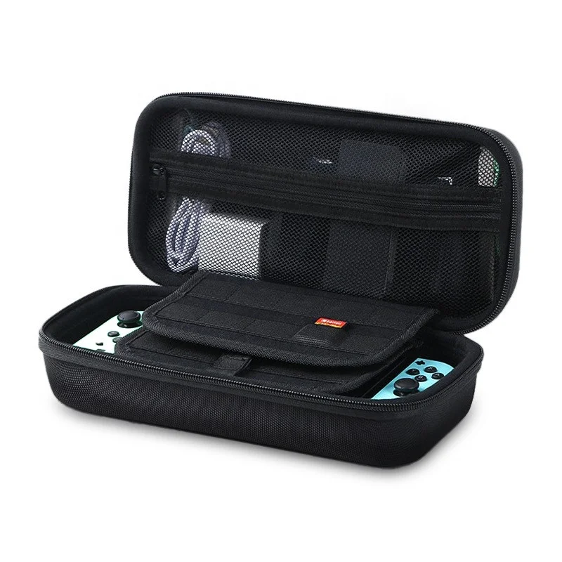 Hard EVA Travel Carrying Case Handheld Storage Bag With 10 Game Card Slots for Nintendo Switch and Accessories