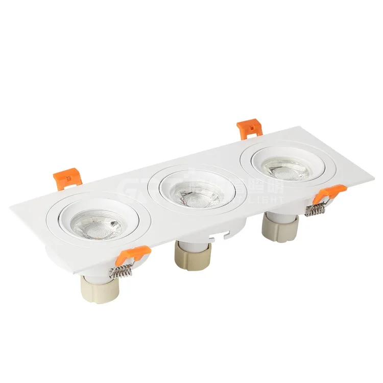 High Power Recessed Ceiling Surface Mounted Customizable Wattage Embedded COB GU10 LED Down Lamp