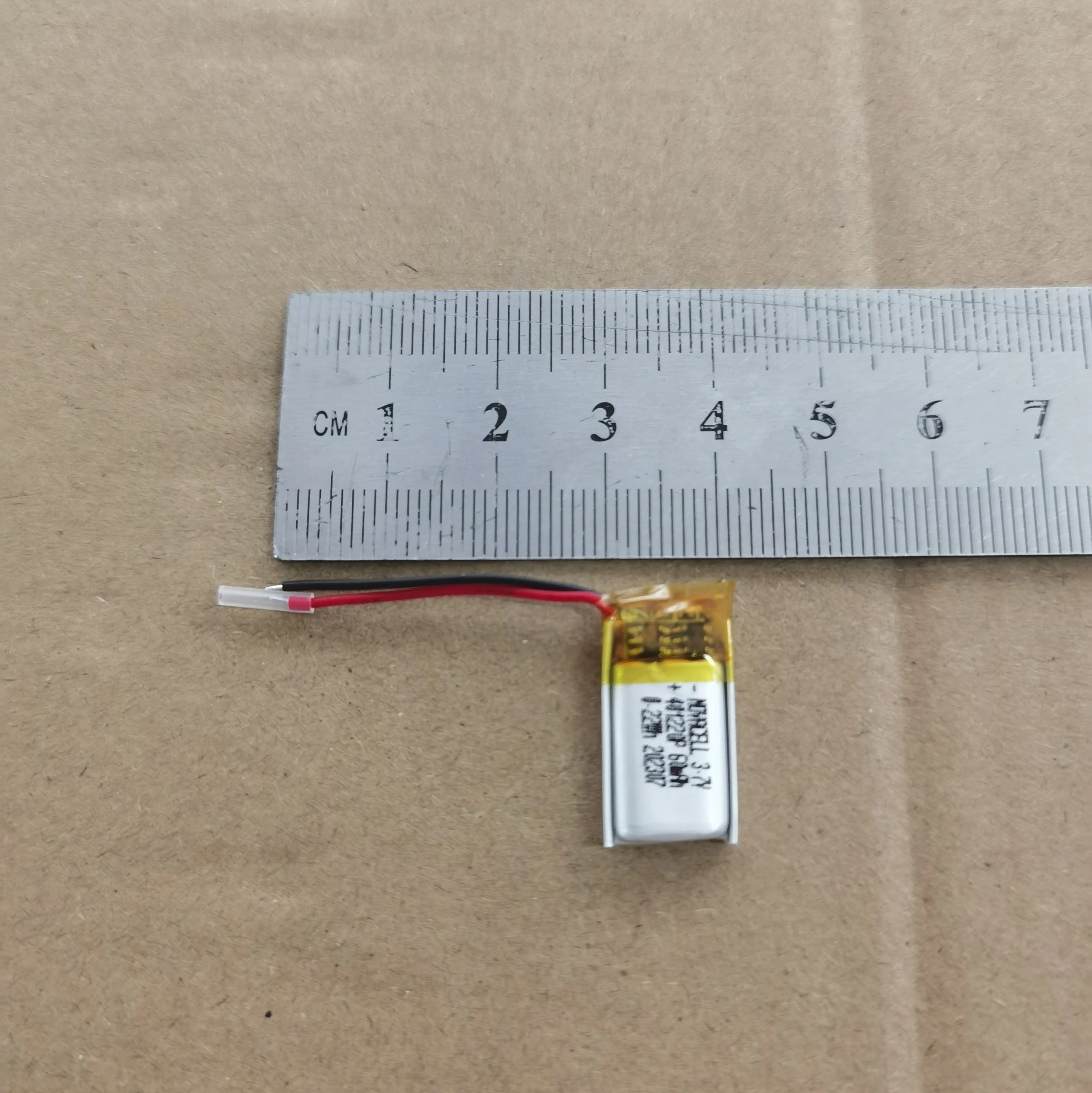 60mah Super Mini Lipo Battery 401220 3.7V Rechargeable Lithium Polymer Battery and Another Similar Model 301220