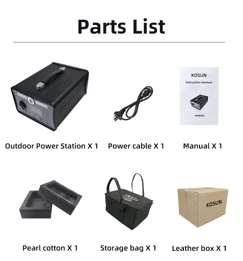 Factory Price 300W Outdoor Portable Power  Bank Lithium LIfepo4 Battery Portable Power Station with LED Light