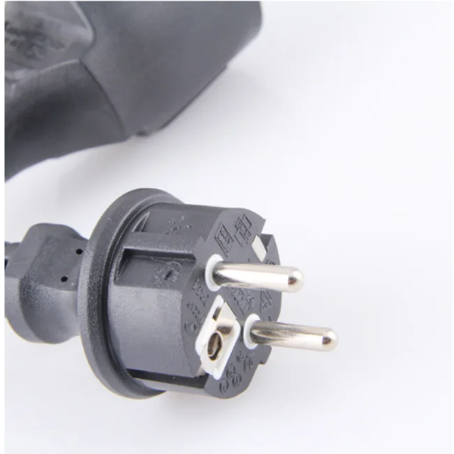 The Outdoor Electrical Equipment Waterproof Plug Power Cord VDE European Standard Extension Cable