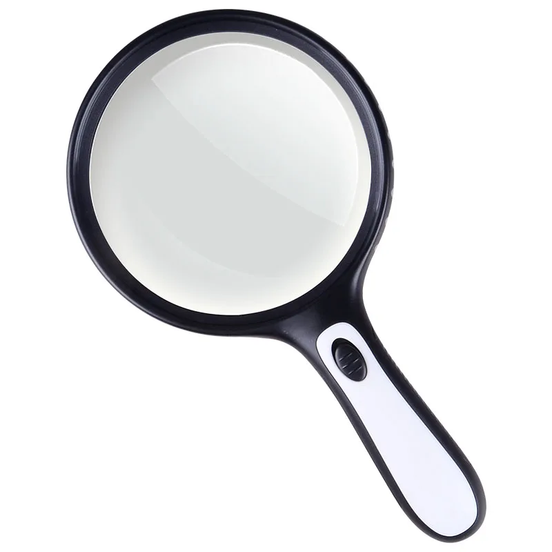 MIHAO led reading 30X clear plastic mobile magnifier