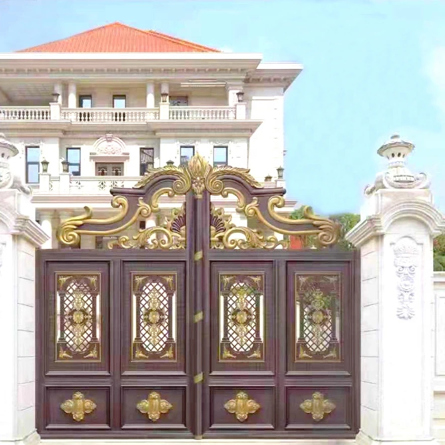 Home residential entrance gate designs for wall compound