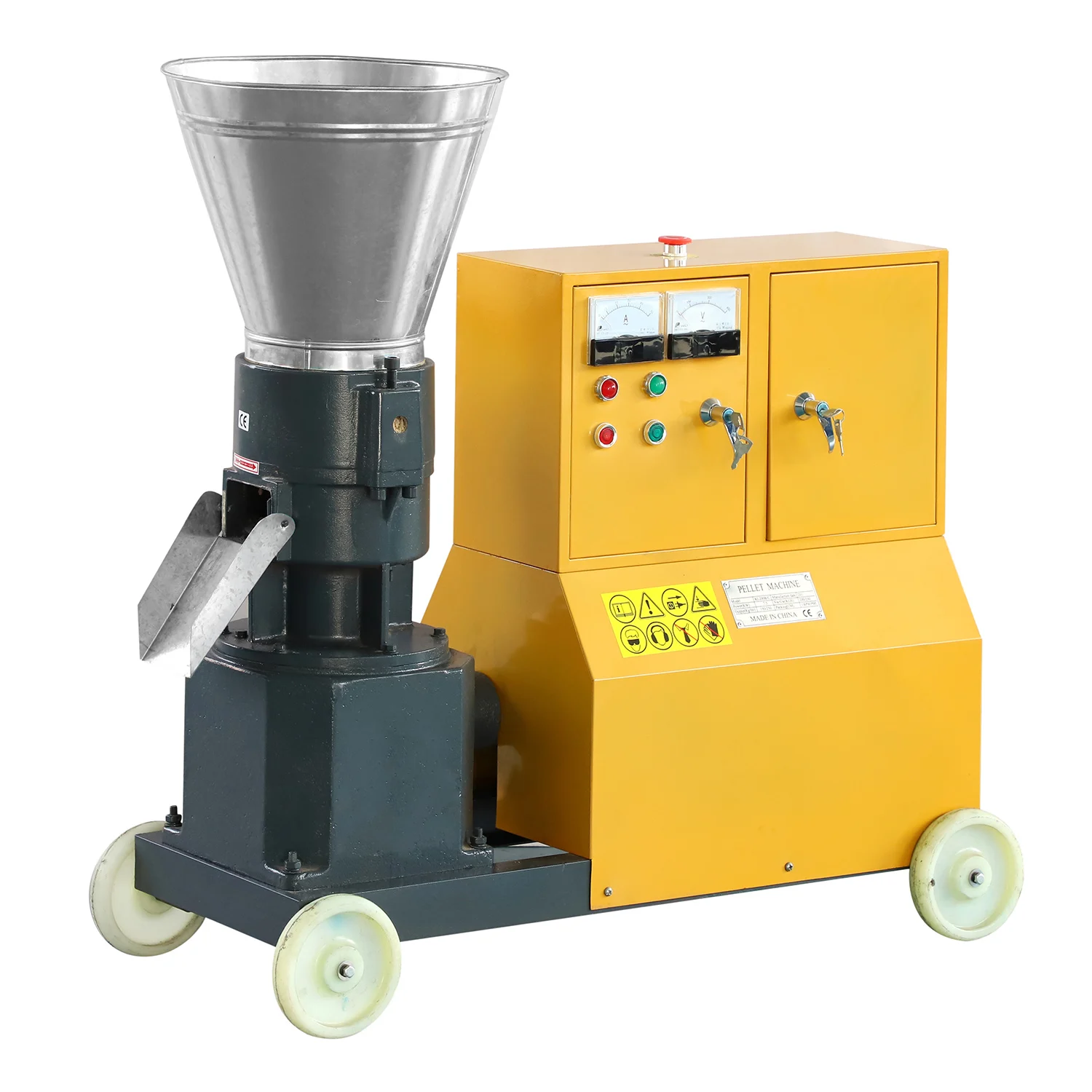 Mill Fish Cattle Granule Pelletizer Processing Pig Produce Poultry Mini Animal Chicken Making Feed Pellet Machine