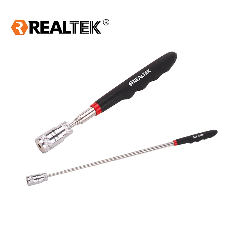 Realtek Сильный магнитный 80 см общая длина 8 фунтов Ручной Телескопический Пикап инструмент со светодиодной подсветкой