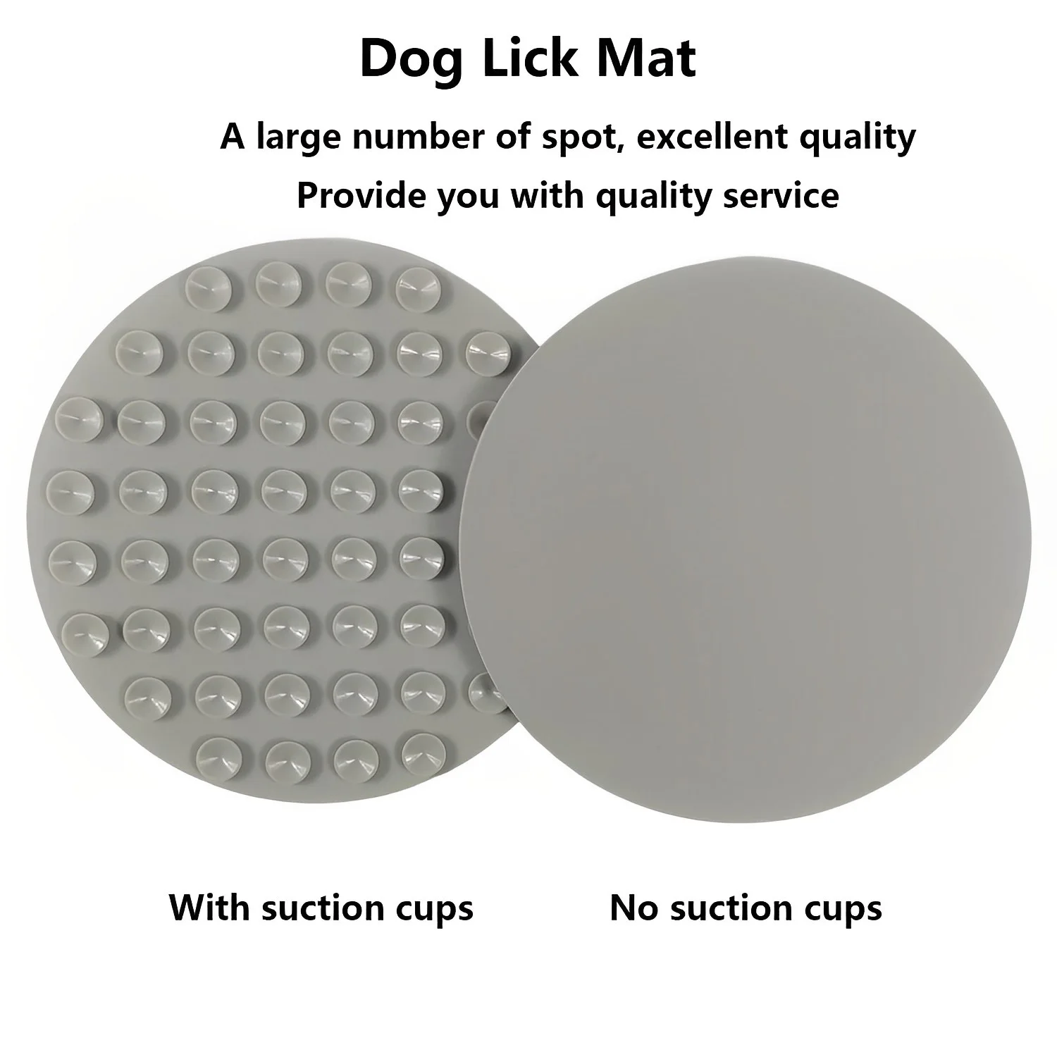 Dog Accessories Suction Cup Pet Dog Accessories Slow Feeder Dispensing Silicone Pet Dog Lick Mat,Food Safe