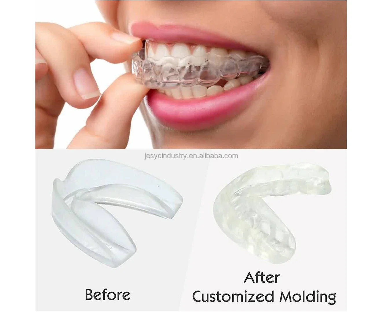 8 Pack Dental Night Guard for Teeth Grinding Anti Teeth Grinding Mouth Guards Sleep Aid Teeth Braces Anti Snoring Mouth Piece