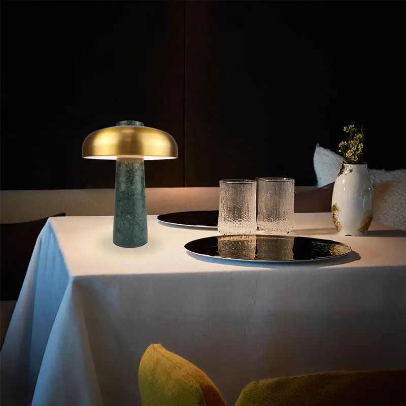 rechargeable table Cloud stone rechargeable superior hotel luxury custom hotel restaurant dedicated wireless 2024 New