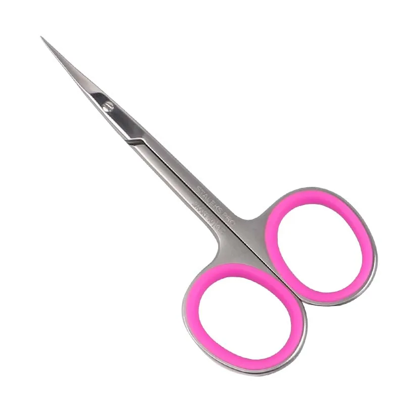 staleks European Russian style dead skin scissors curved tip scissors Stainless Steel Barb nail tools