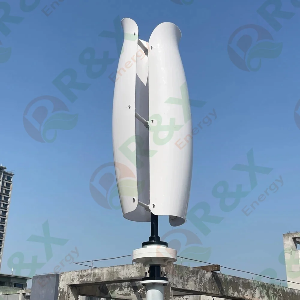 Low Noise Tulip Vertical Axis Wind Turbine Power Generator 2KW 5KW 10KW for Home Use