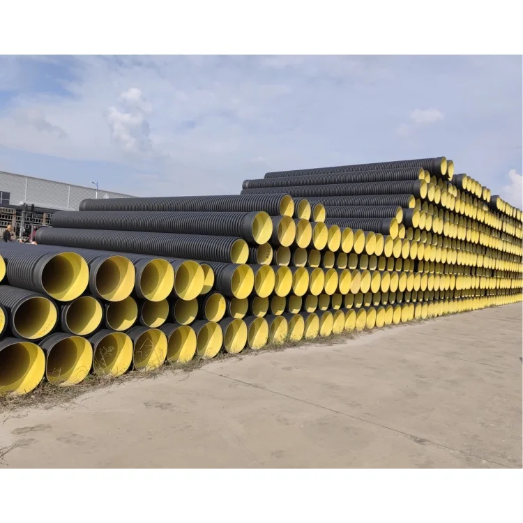 600 мм высокое качество HDPE двойные стенки гофрированной трубы для Водопропускной Трубы