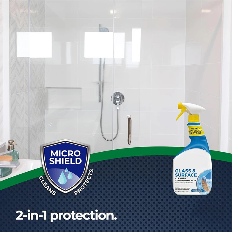 Custom Logo Water Repellent Liquid Mirror Bathroom Shower Window Glass Cleaner Spray