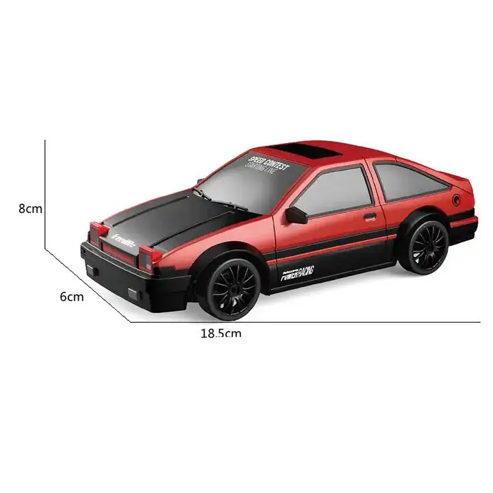 AE86 2 4 ГГц 1:24 15 км/ч Радиоуправляемый дрейф автомобиль игрушки Мини 4wd пульт дистанционного управления модель автомобиля гоночный