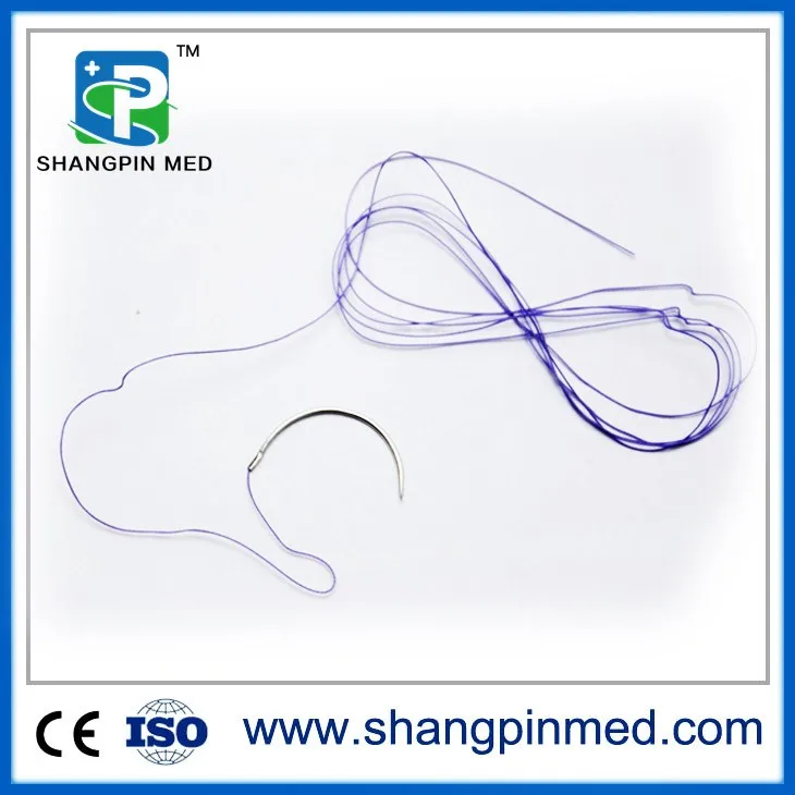 CE ISO Good Price Sterile Polyglactin 910 Suture Kit Sutures With Needle