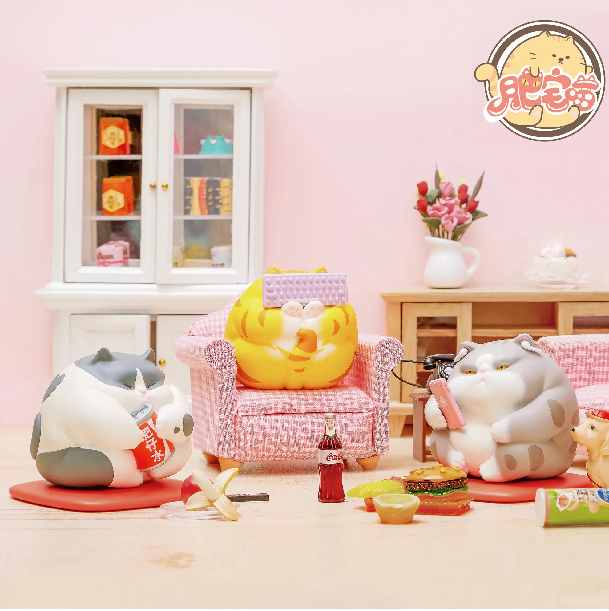 In Stock Chinese Wholesale original Blind Box Toy Anime Figure Mystery Blind Box Eight Immortals and Nine Cats for Kid Gift