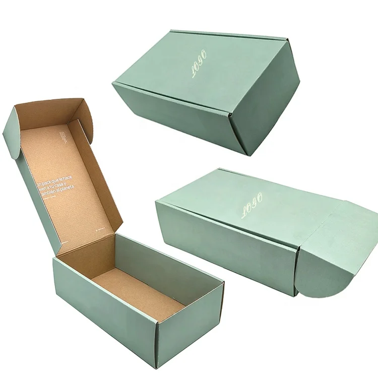 Заводская оптовая продажа упаковочные коробки для гофрированных бутылок с логотипом на заказ картонная упаковка обуви