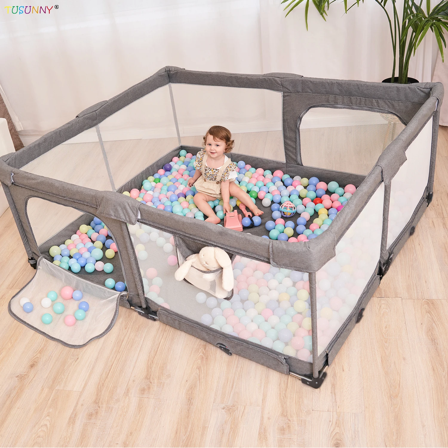 China Manufacturer Plastic Foldable Baby Playpen Safety Baby Playpens Large Baby Playpen