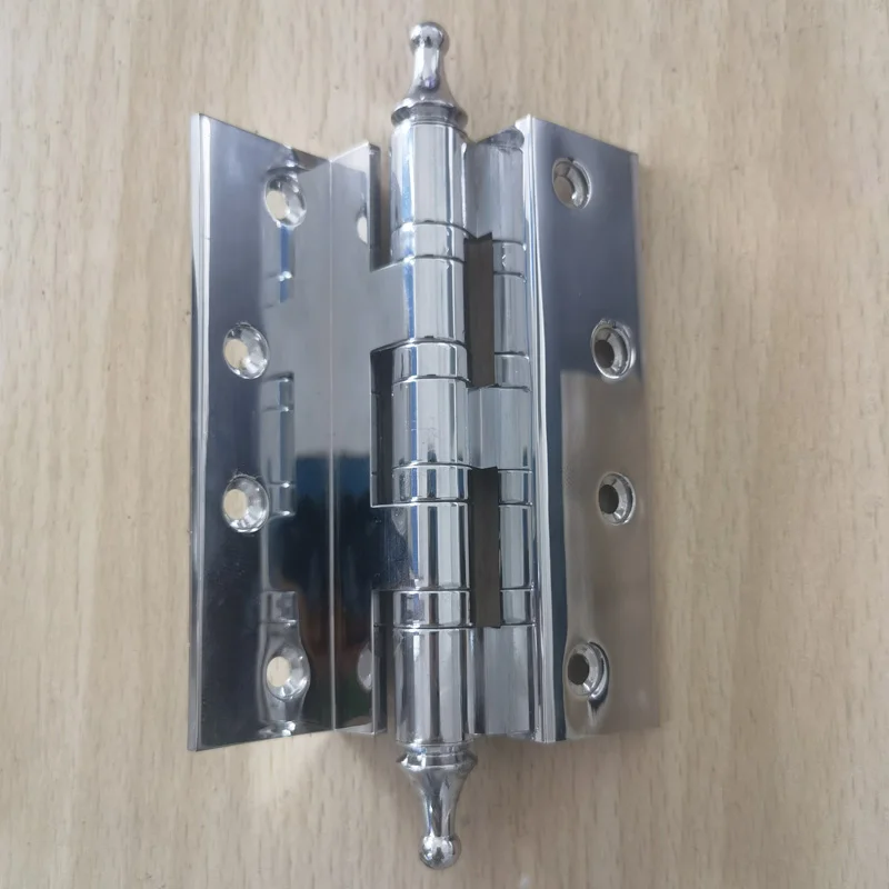 Koppalive modern 4 inch 5 inch Brass Cranked Folding Ball Bearing Bending Door Hinges