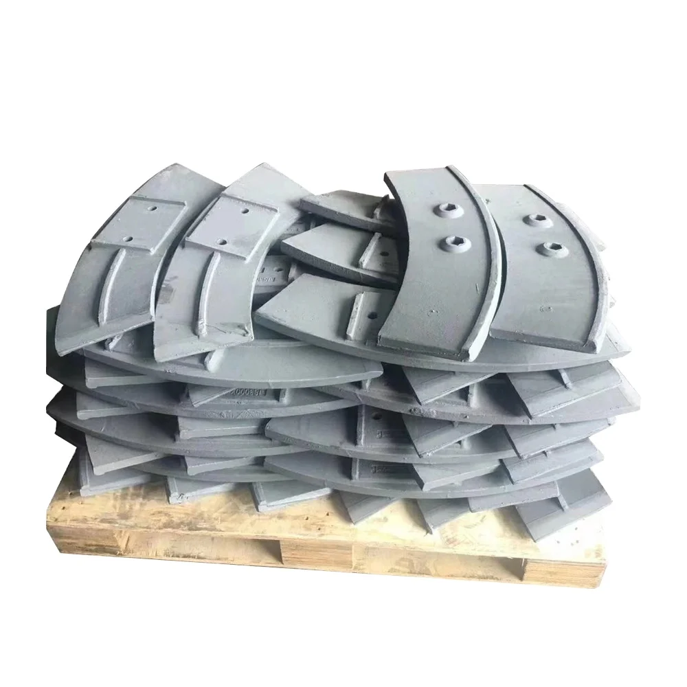 Suitable for Zoomlion mixing plant mixer arc liner plate oblique arc liner plate rhomboid trapezoid arc liner plate