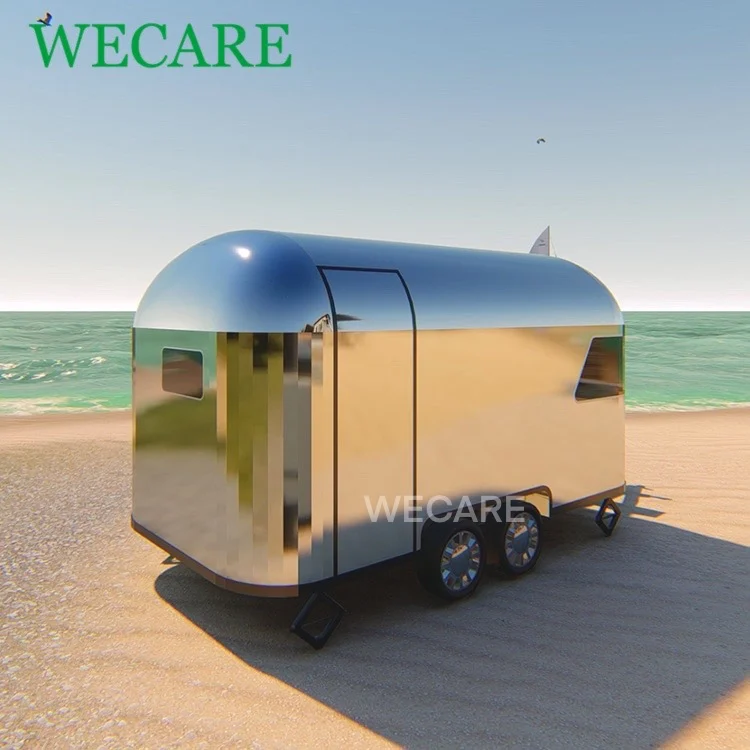 2020 high Quality High-end design rv trailer top caravan trailer