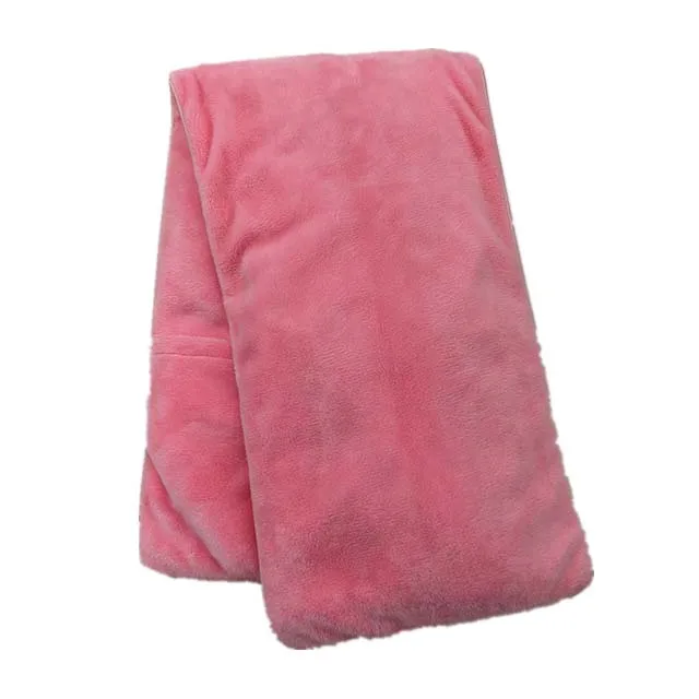 Reusable Microwavable Heat Pillow with polar Fleece Cover wheat bag heat pack