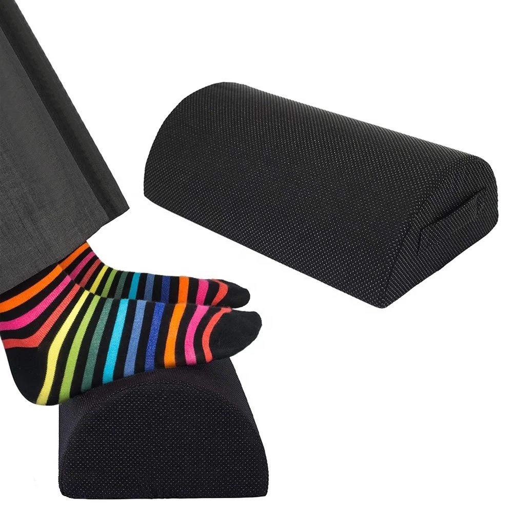 
Custom foot rest under desk non-slip massage ergonomic footrest foam cushion foot rest 