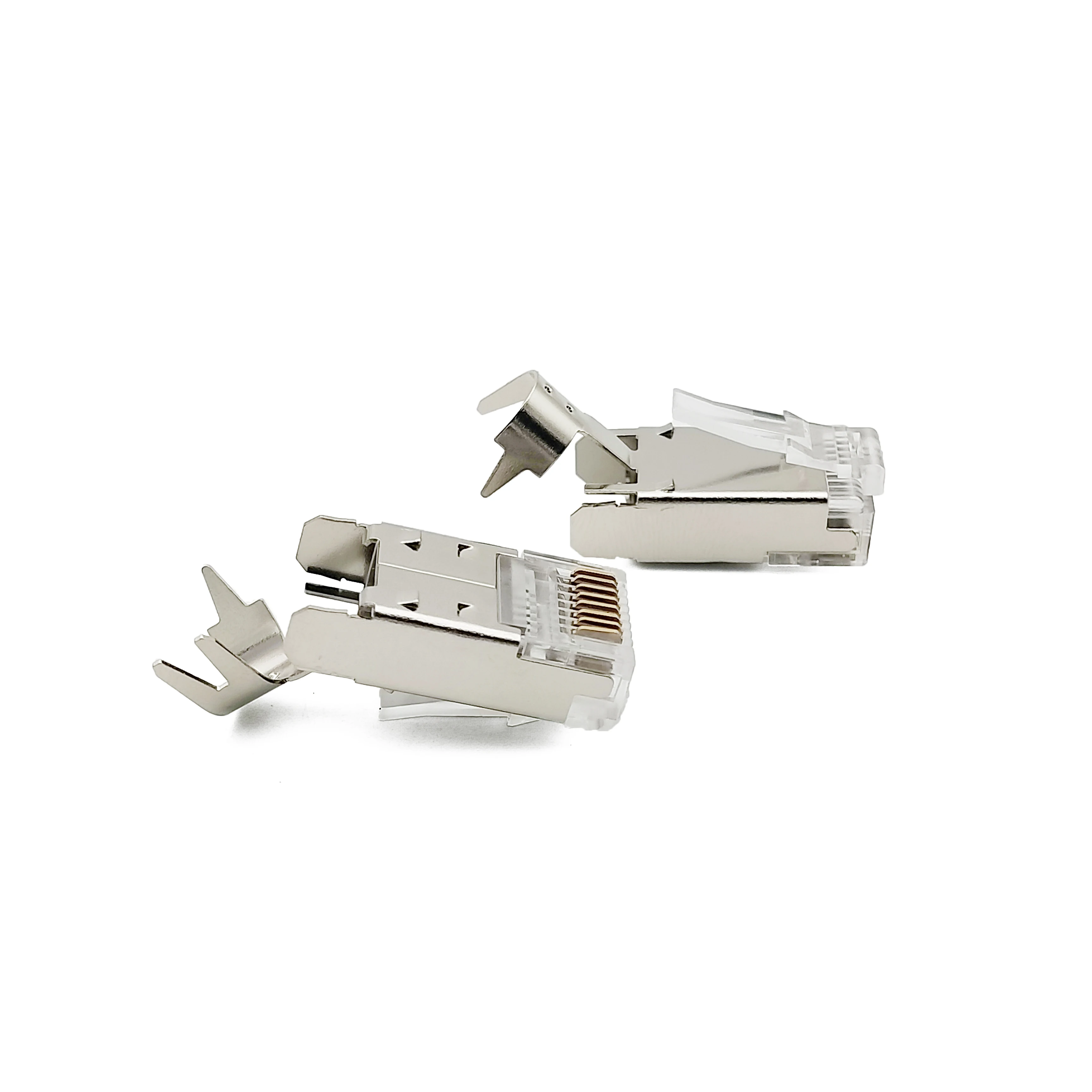 Cat6A FTP connecter 8p8c modular plug with clip rj45 Cat5e cat6 cable connector shielded ethernet rj45 conector rj45