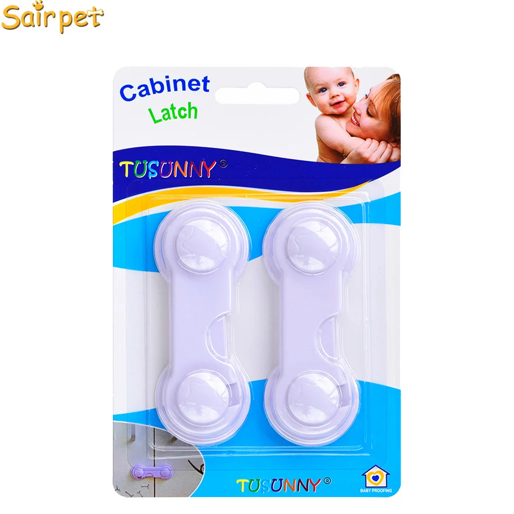Wholesale Adhesive Cabinet Fridge Drawer Lock Children Security Products Baby Safety Lock