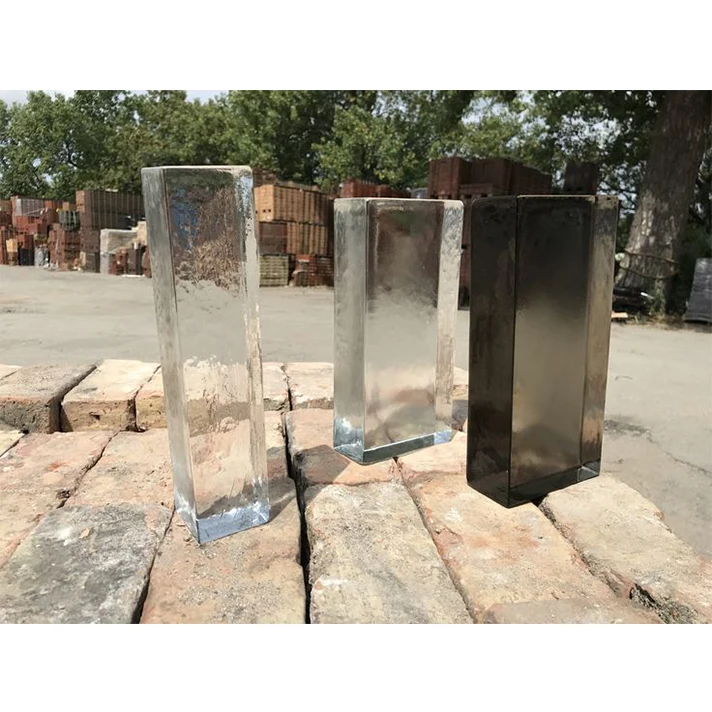 Strip Hot Melt Glass Brick Clear & Colored & Frosted Decorative Glass Bricks Blocks Fire Rated Hanging Solid Crystal Glass Brick