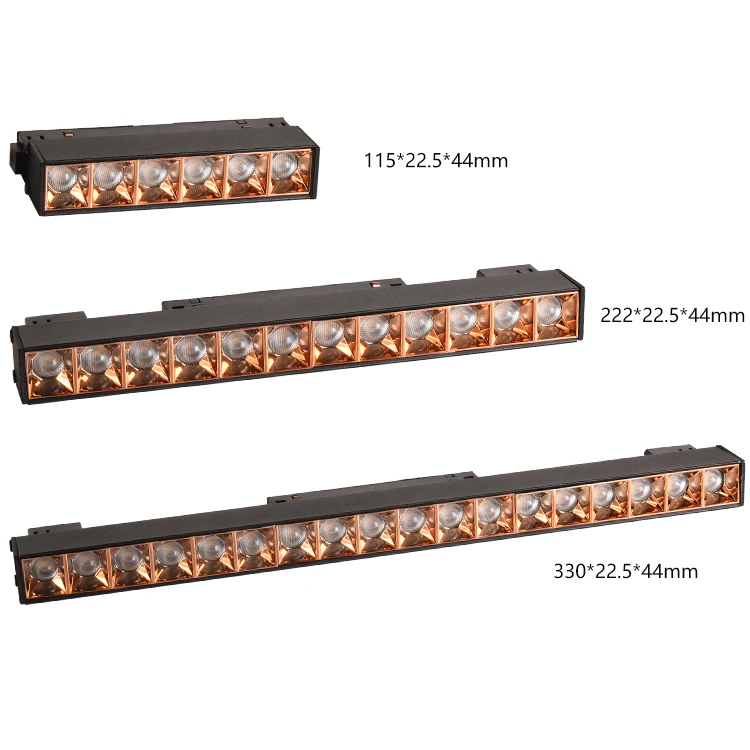 
High Quality Indoor Decorative Aluminum Adjustable Track Linear Light Magnetic Led Tracklight 