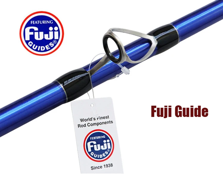 Wholesale high quality 4.2m 3-section pure carbon Fuji guides parts surf casting fishing rod