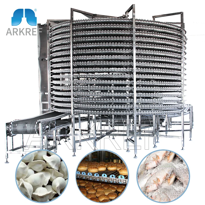 Industrial Single Spiral Freezer Function/iqf Blast Freezer