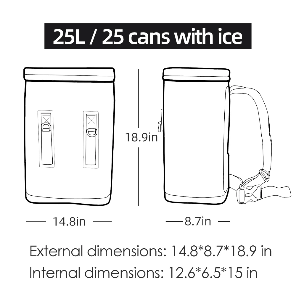 Wholesale Portable Fully Waterproof Insulated Pack Picnic Beach Outdoor  Soft Cooler Thermo Bag With Factory price discount