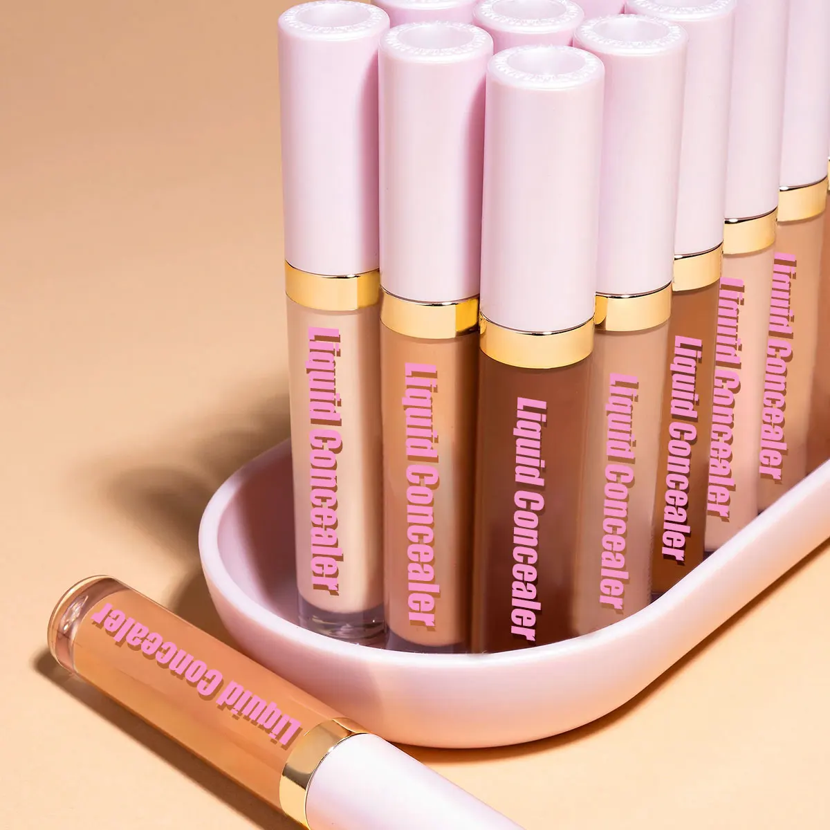 Wholesale Full Coverage Long Lasting Vegan Foundation Concealer Face Makeup Liquid Concealer Private Label