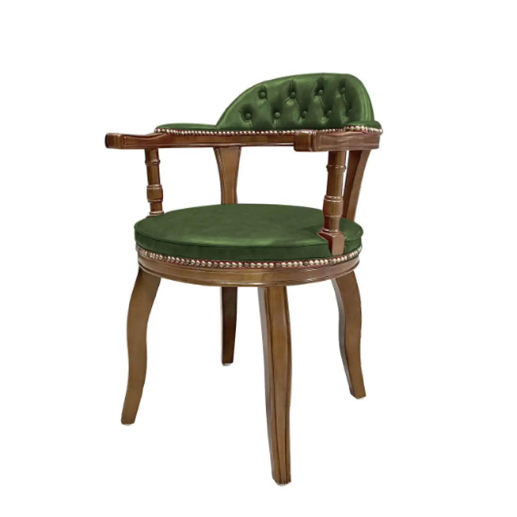 Antique beech Wood Dining Chair wax leather Dining Armchair Wooden Leather Visitor Chair Low Back Conference ash  Office Chair