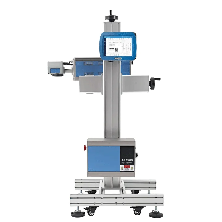 food production line print expiry date coding printing machine 30w 40w 60w co2 laser printer