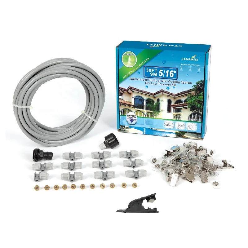 516512 STARMIST 3 м/10 футов свинцовая линия 9 м/30 футов, линия тумана 5/16 дюйма, система автоматического орошения с водяным охлаждением
