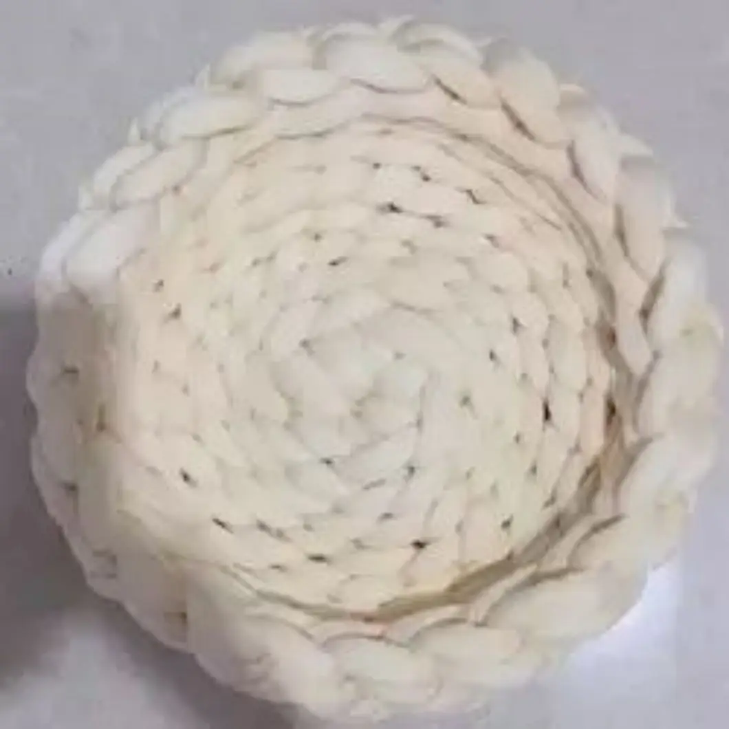Washable handmade soft  dog cat bed nest multi-colors woven core filling cotton coarse wool pet nest
