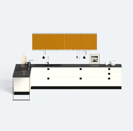 Модульные кухонные шкафы производители проекта с мягкими закрывающихся ящиками