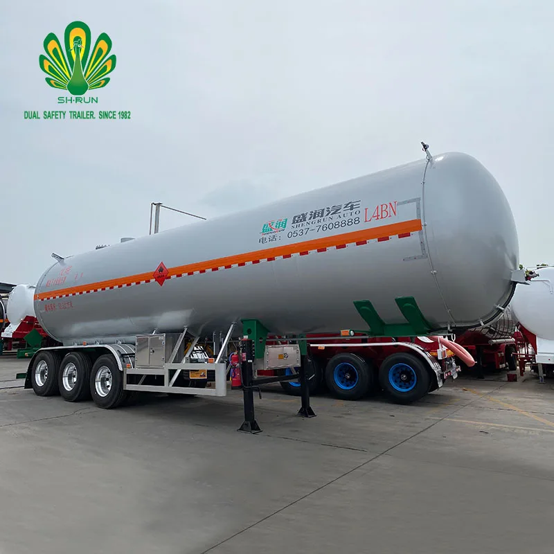 LPG Tanker Methane Tank Trailer LPG Railway Propane Transport Trailer Road Tanker Trailer