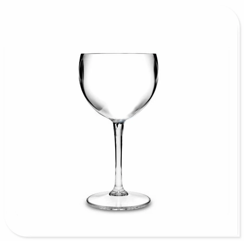 Clear Black And White Burgundy Glass For Wedding Party Plastic Wine Cup