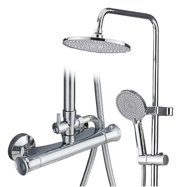 High-end  all copper constant temperature shower set pressurized bath rain shower for hotel household