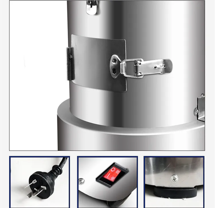 110/220V Small 40kg/h Stainless Steel Commercial Home Grain Separator Restaurant Barbecue use peeling garlic machine