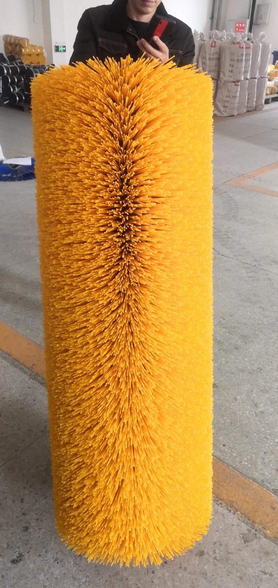 1330*630mm PPL Mix Steel Sweeper Road Main Tube Brush ISAL 6000