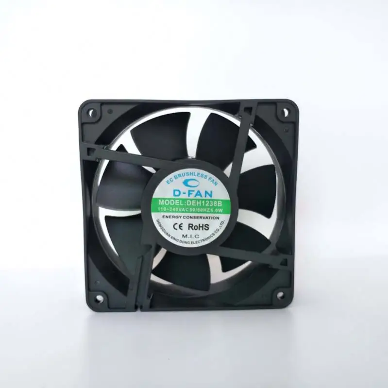 120x120x38 industrial cooling fan 120mm ec brushless axial flow fan