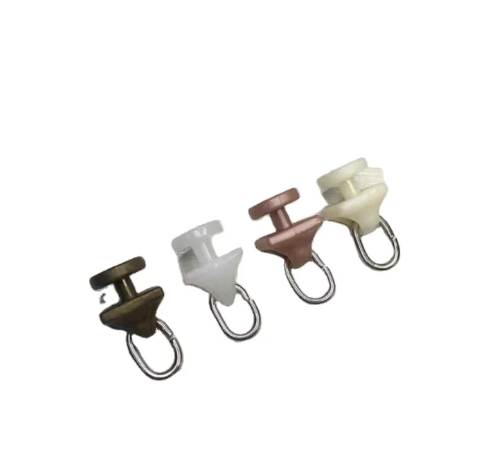 Curtain Track Glider Roller Hooks for Ceiling Track Rail Sliding Roller Runner