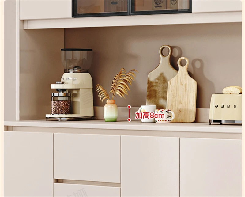 Kitchen Pantry Storage Cabinet with Drawer and Adjustable Shelves Pantry Cabinet for Kitchen Bathroom or Hallway