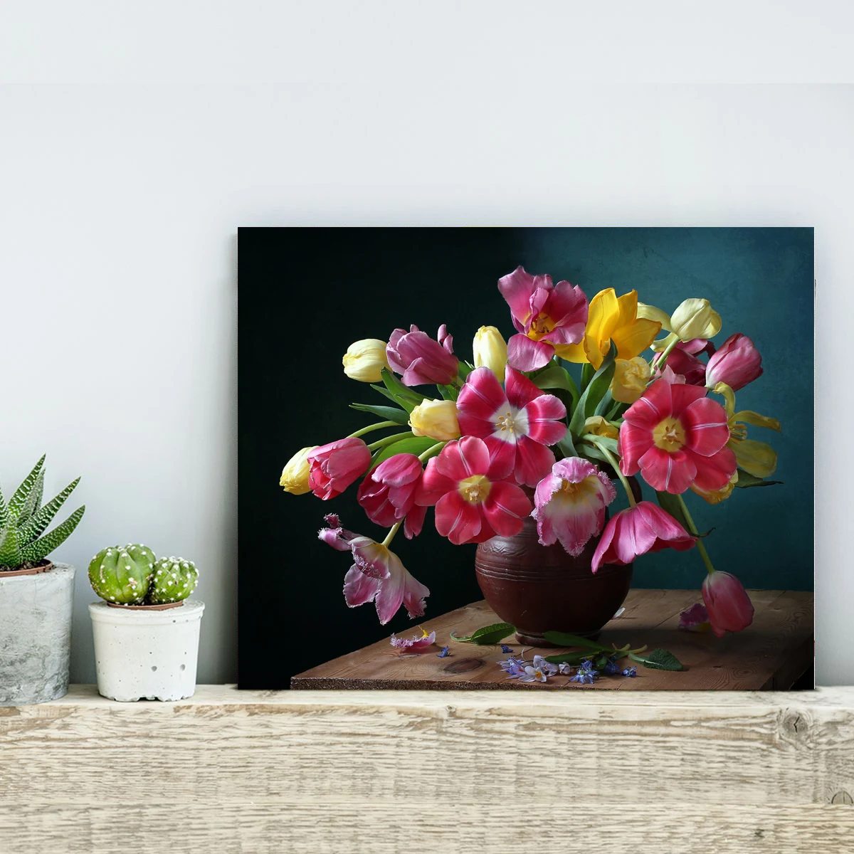 Custom High Quality Flowers DIY Painting By Numbers Acrylic Paint By Numbers HandPainted Oil Painting On Canvas For Home Decor