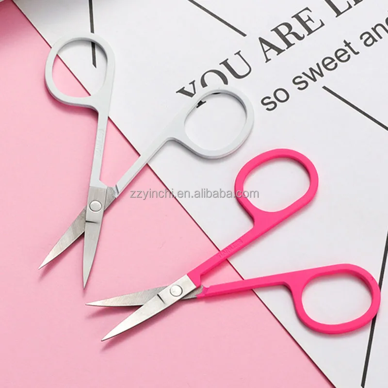 Good quality Strip eyelash Scissors For eyebrows Beauty makeup tools
